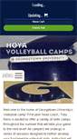 Mobile Screenshot of hoyavolleyballcamp.com